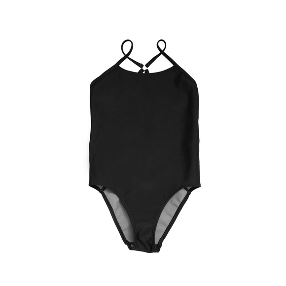 NEW YORK BLACK Synchro Swimsuit one piece M - Picture 4 of 13